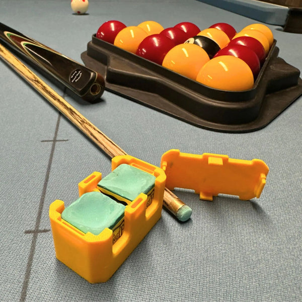 Pool Cue Chalk Holder — Holds Two Chalks