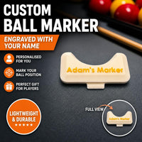 Snooker Ball Marker Tool — Personalised