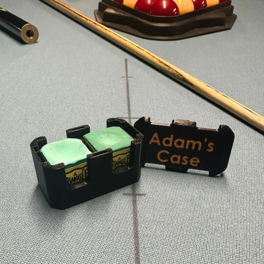 Triangle Chalk Case — Custom Engraved