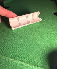 Chalk organiser empty showing triangle chalk slots detail